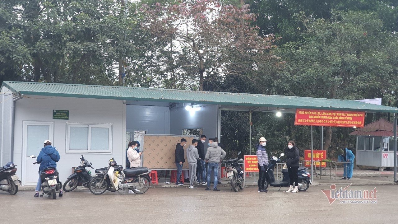 Nhập cảnh vào Trung Quốc qua cửa khẩu ở Lạng Sơn phải có xét nghiệm PCR
